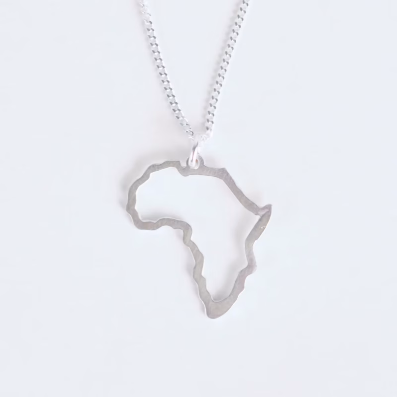 Africa frame silver (BS)