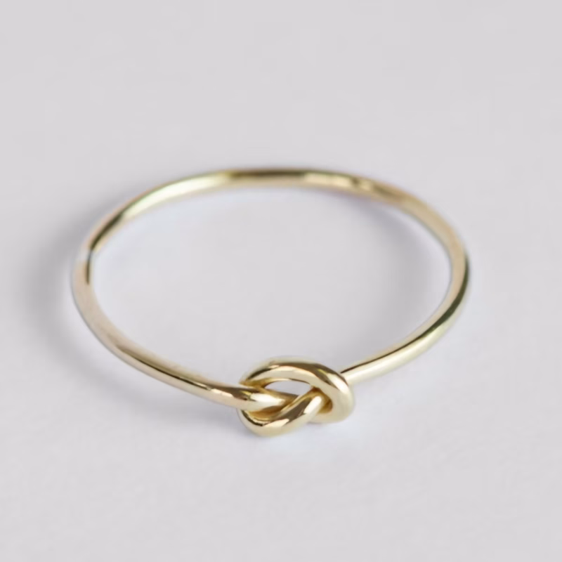 Brass Knot Ring