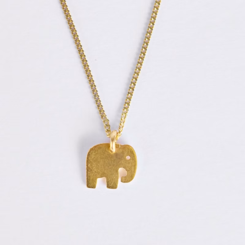 Gold ellie necklace
